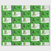 Papier Cadeau Papier d'enveloppement de la Saint-Patrick (Plat)
