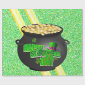 Papier Cadeau Papier d'enveloppement de la Saint-Patrick (Plat)