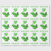 Papier Cadeau Papier d'enveloppement de la Saint-Patrick (Plat)