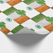 Papier Cadeau Papier d'enveloppement de la Saint-Patrick (Coin)