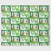 Papier Cadeau Papier d'enveloppement de la Saint-Patrick (Plat)