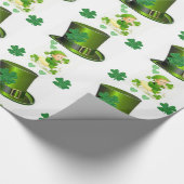 Papier Cadeau Papier d'enveloppement de la Saint-Patrick (Coin)