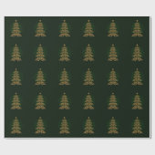 Papier Cadeau Papier d'enveloppement de l'arbre de Noël de la cl (Plat)