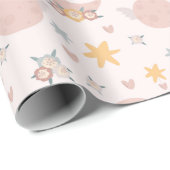 Papier Cadeau Papier d'enveloppement de l'espace de dessin (Coin rond)