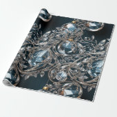 Papier Cadeau Papier d'enveloppement de luxe en cristal (Déroulé)