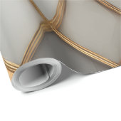 Papier Cadeau Papier d'enveloppement de luxe géométrique moderne (Coin rond)