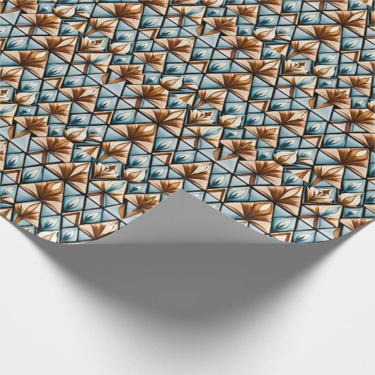 Papier Cadeau Papier d'enveloppement de manioc mosaïque (Coin)