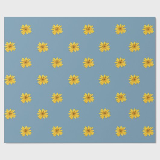 Papier Cadeau Papier d'enveloppement de marmite jaune (Plat)