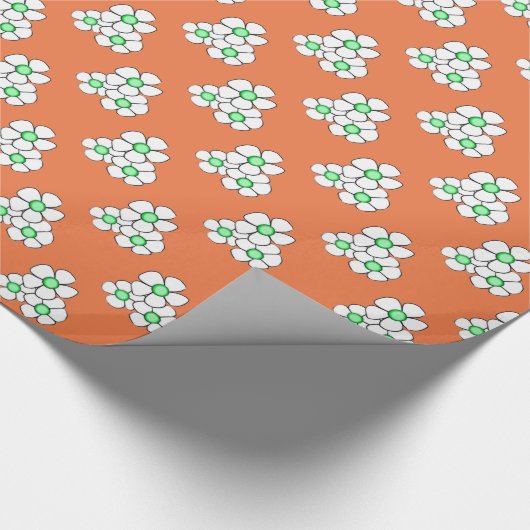 Papier Cadeau Papier d'enveloppement de marmite vert (Coin)