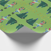 Papier Cadeau Papier d'enveloppement de matte de Ballerina nouve (Coin)