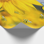 Papier Cadeau Papier d'enveloppement de matte de bumblebee de to (Coin)