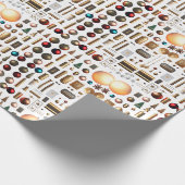 Papier Cadeau Papier d'enveloppement de matte de Noël (Coin)