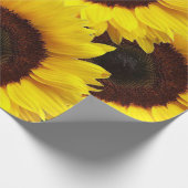 Papier Cadeau Papier d'enveloppement de matte de tournesol (Coin)