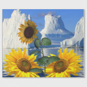 Papier Cadeau Papier d'enveloppement de matte du glacier de tour (Plat)