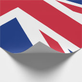 Papier Cadeau Papier d'enveloppement de matte Union Jack, 30 po  (Coin)