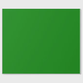 Papier Cadeau Papier d'enveloppement de matte vert (Plat)