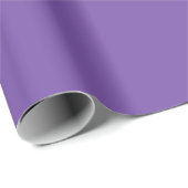Papier Cadeau Papier d'enveloppement de matte violet royal (Coin rond)