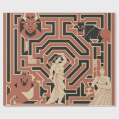 Papier Cadeau Papier d'enveloppement de Maze mythique (Plat)