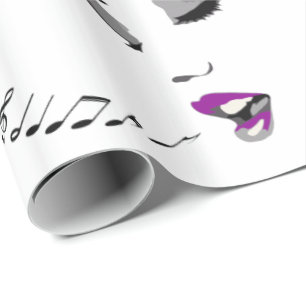 Papier Cadeau Papier d'enveloppement de musique