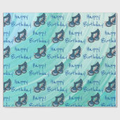 Papier Cadeau Papier d'enveloppement de musique (Plat)