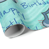 Papier Cadeau Papier d'enveloppement de musique (Coin rond)