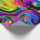 Papier Cadeau Papier d'enveloppement de néon amusant (Coin)