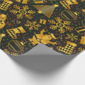 Papier Cadeau Papier d'enveloppement de Noël (Coin)