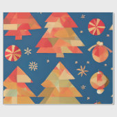 Papier Cadeau Papier d'enveloppement de Noël (Plat)