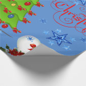 Papier Cadeau Papier d'enveloppement de Noël (Coin)