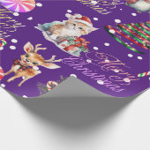 Papier Cadeau Papier d'enveloppement de Noël (Coin)