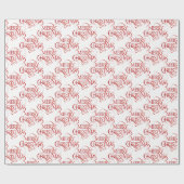 Papier Cadeau Papier d'enveloppement de Noël (Plat)