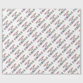 Papier Cadeau Papier d'enveloppement de Noël (Plat)