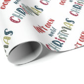 Papier Cadeau Papier d'enveloppement de Noël (Coin rond)