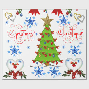 Papier Cadeau Papier d'enveloppement de Noël