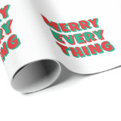 Papier Cadeau Papier d'enveloppement de Noël (Coin rond)