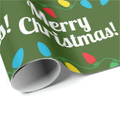 Papier Cadeau Papier d'enveloppement de Noël 2023 (Coin rond)