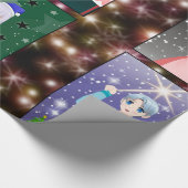 Papier Cadeau Papier d'enveloppement de Noël à thème Anime (Coin)