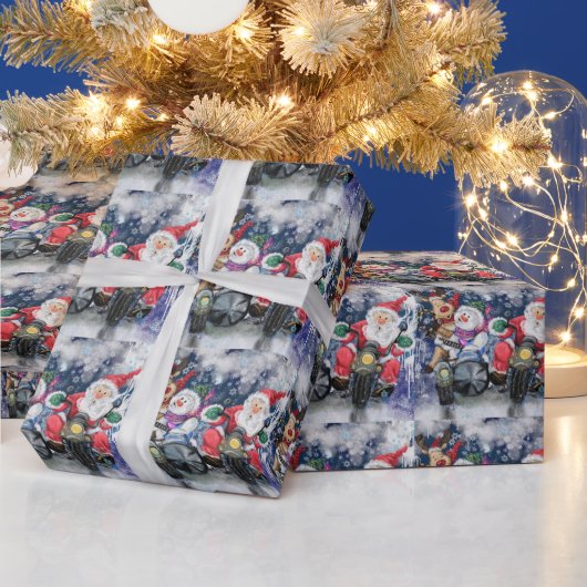 Papier Cadeau Papier d'enveloppement de Noël amusant Amis heureu (Vacances)