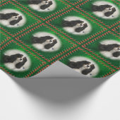 Papier Cadeau Papier d'enveloppement de Noël Cavalier à trois co (Coin)