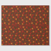 Papier Cadeau Papier d'enveloppement de Noël classique - Fêtes r (Plat)