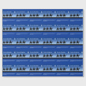 Papier Cadeau Papier d'enveloppement de Noël customisé - Hommes  (Plat)