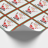 Papier Cadeau Papier d'enveloppement de Noël de baseball personn (Coin)