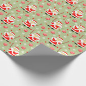 Papier Cadeau Papier d'enveloppement de Noël de hockey sur gazon (Coin)