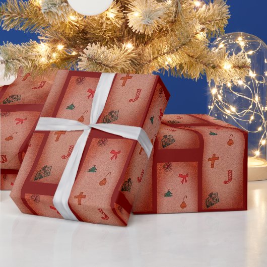 Papier Cadeau Papier d'enveloppement de Noël de Kathy (Vacances)