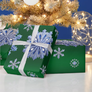 Papier Cadeau Papier d'enveloppement de Noël décoré de cristal d