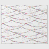 Papier Cadeau Papier d'enveloppement de Noël des Fêtes tropicale (Plat)