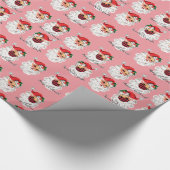 Papier Cadeau Papier d'enveloppement de Noël du Père Noël (Coin)