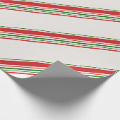 Papier Cadeau Papier d'enveloppement de Noël en bande sucre de c (Coin)