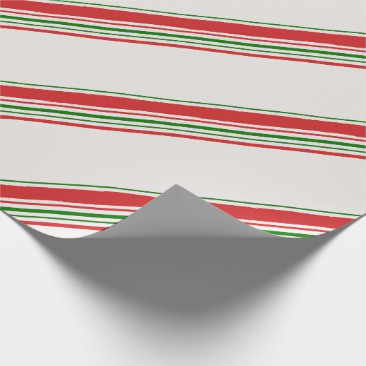 Papier Cadeau Papier d'enveloppement de Noël en bande sucre de c (Coin)