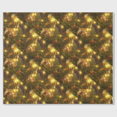 Papier Cadeau Papier d'enveloppement de Noël étincelant (Plat)